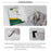 BEST BST-9005 Soft Cleanroom Wiper Non Cloth Dust Paper LCD Repair Tool 9*9CM 400Pcs / Bag - 6