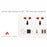 BEST BST-04 Power Strip 3 AC Outlets Time Setting with 5 USB Charging Ports Surge Protector (EU Plug) - Random Color - 4