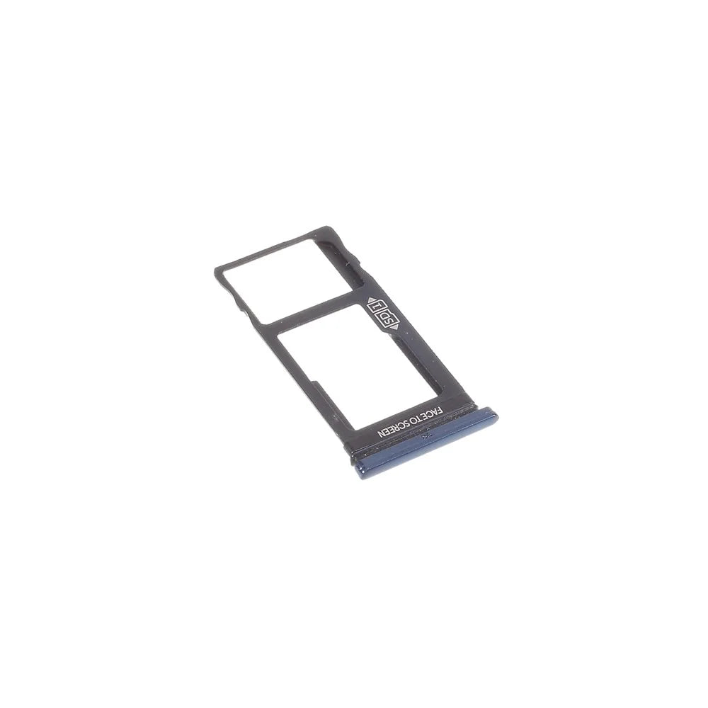 OEM Micro SD Card Tray Holder Replacement for Motorola One Vision P50 - Dark Blue - 3