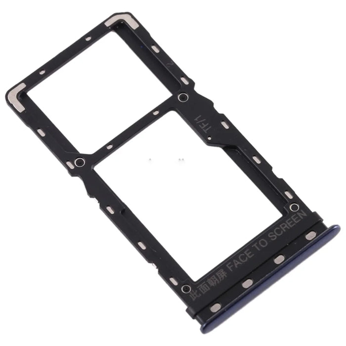OEM Dual SIM Card Tray Holder Replace Part for Xiaomi Mi CC9e / Mi A3 - Black - 2