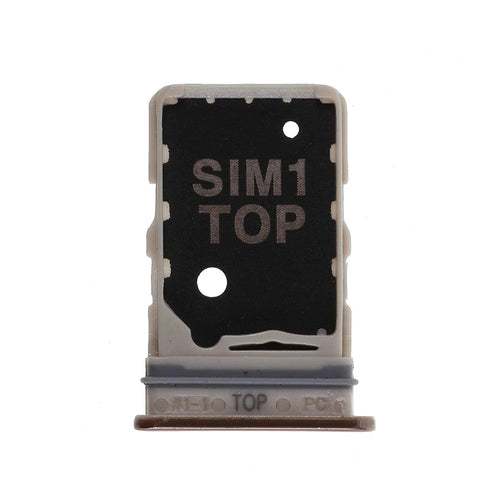OEM Dual SIM Card Tray Holder Replace Part for Samsung Galaxy A80/A90 - Gold - 1