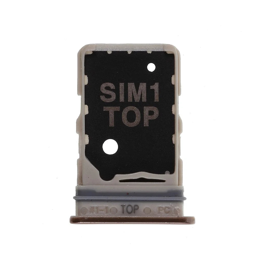OEM Dual SIM Card Tray Holder Replace Part for Samsung Galaxy A80/A90 - Gold - 1