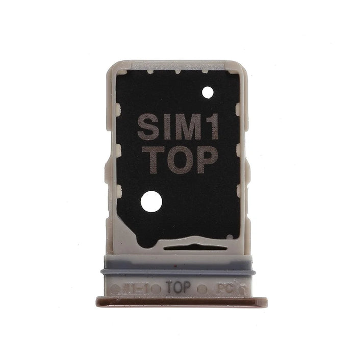 OEM Dual SIM Card Tray Holder Replace Part for Samsung Galaxy A80/A90 - Gold - 1