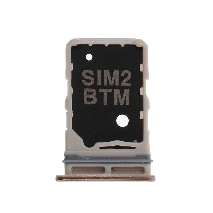 OEM Dual SIM Card Tray Holder Replace Part for Samsung Galaxy A80/A90 - Gold - 2