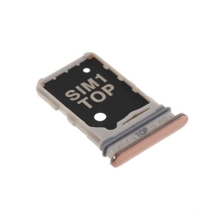 OEM Dual SIM Card Tray Holder Replace Part for Samsung Galaxy A80/A90 - Gold - 3