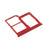 OEM SIM Card Tray Holder Replacement for Samsung Galaxy A40 SM-A405F - Red - 3