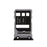 OEM SIM Card Tray Holder Replace Part for Huawei Honor View 30 Pro / V30 Pro - Black - 2