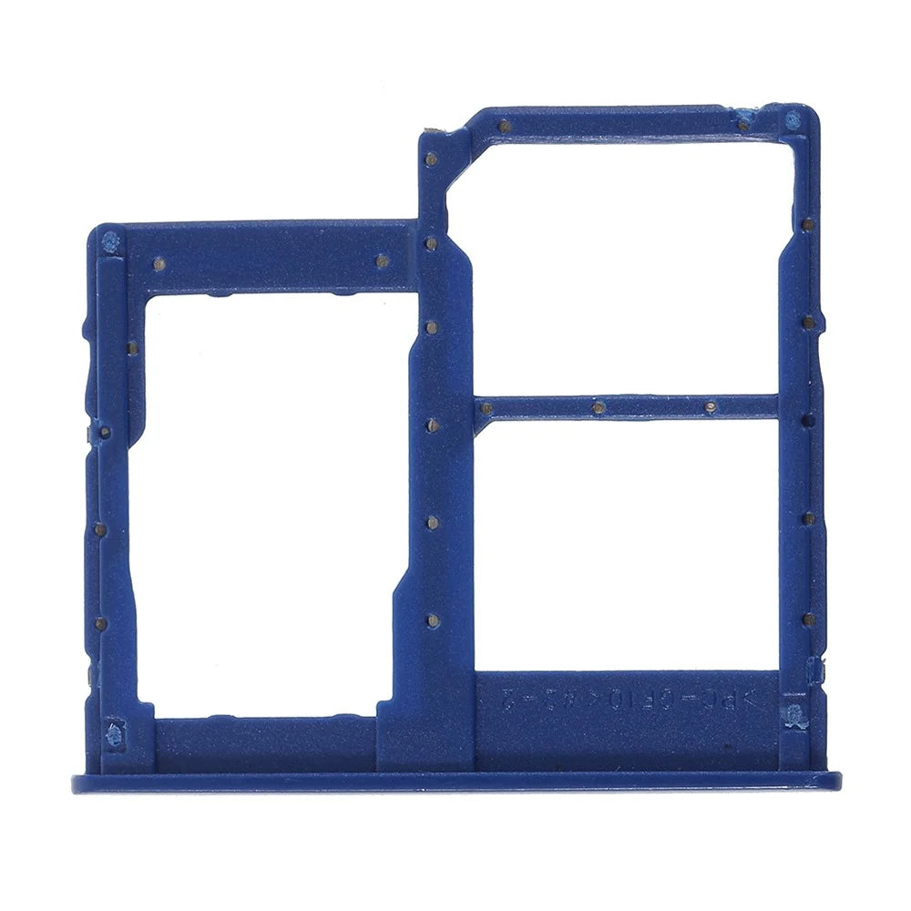 For Samsung Galaxy A20e SM-A202F OEM SIM + SD Card Tray Holder Replacement Part (without Logo) - Blue - 2
