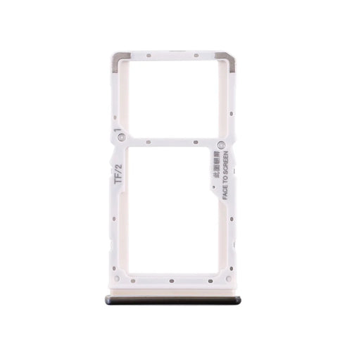OEM SIM Card Tray Slot Holder Part for Xiaomi Redmi Note 8 Pro - Black - 1