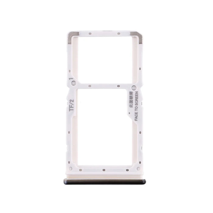 OEM SIM Card Tray Slot Holder Part for Xiaomi Redmi Note 8 Pro - Black - 1