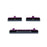 For Samsung Galaxy S10 G973 / S10 Plus G975 3Pcs / Set OEM Power On / Off and Volume Side Buttons (without Logo) - Blue - 1