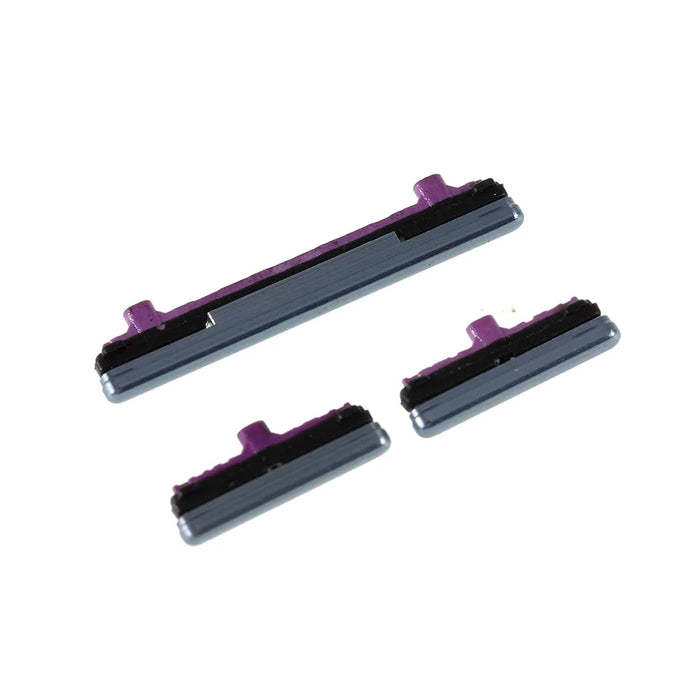 For Samsung Galaxy S10 G973 / S10 Plus G975 3Pcs / Set OEM Power On / Off and Volume Side Buttons (without Logo) - Blue - 2
