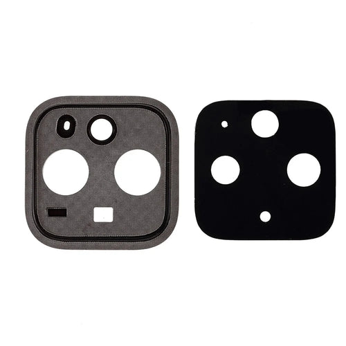 OEM Back Camera Lens Cover Spare Part for Google Pixel 4/4 XL - Black - 1