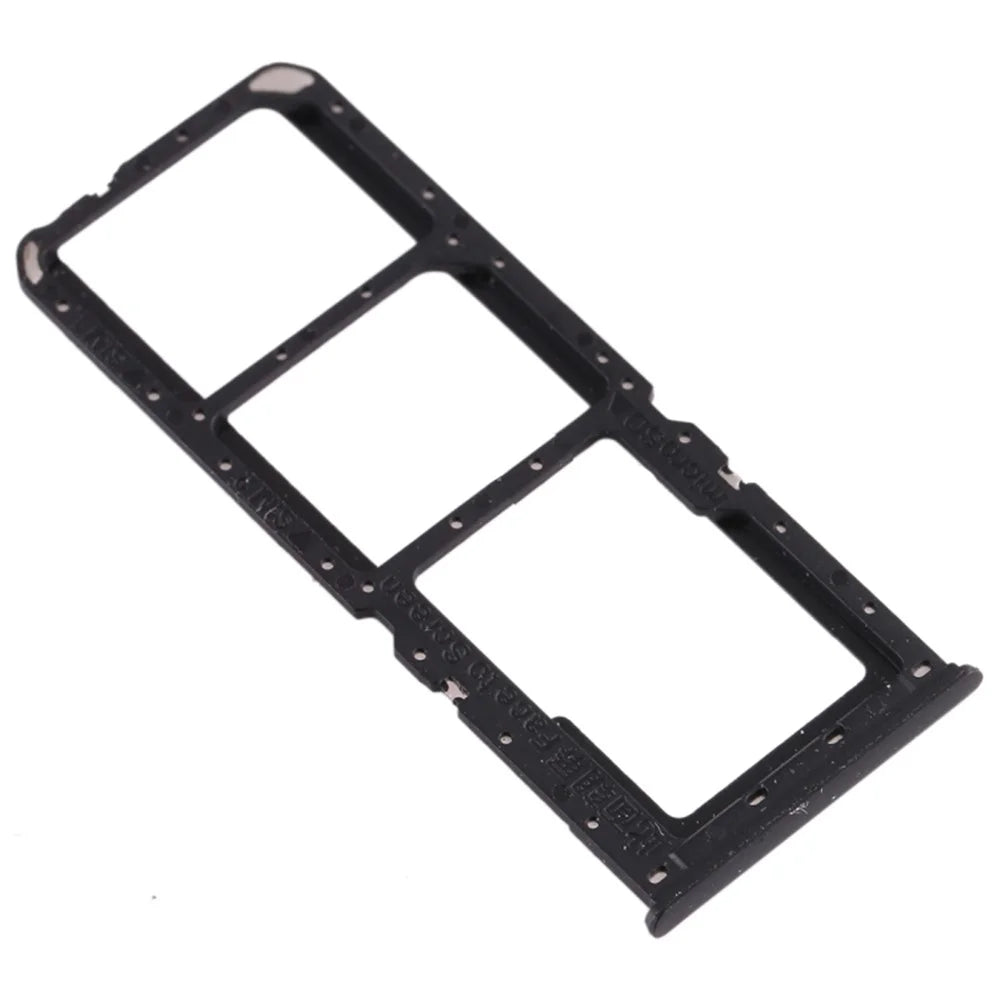 OEM Dual SIM Card + Micro SD Card Tray Holders Part for Oppo A11 - Black - 1