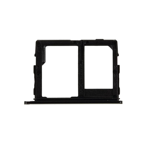 OEM SIM + Micro SD Card Tray Slot Holder Part for Samsung Galaxy J7 (2018)  J737  - Black - 1