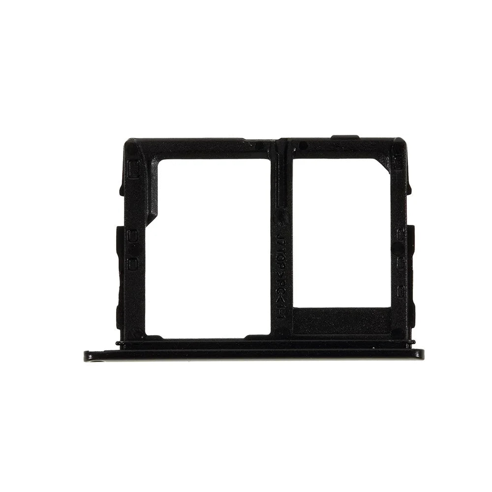 OEM SIM + Micro SD Card Tray Slot Holder Part for Samsung Galaxy J7 (2018)  J737  - Black - 1