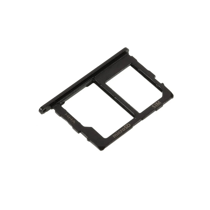 OEM SIM + Micro SD Card Tray Slot Holder Part for Samsung Galaxy J7 (2018)  J737  - Black - 3