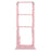 OEM SIM1 + SIM2 + Micro SD Card Tray Holders Part for vivo Y97 - Pink - 1