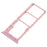 OEM SIM1 + SIM2 + Micro SD Card Tray Holders Part for vivo Y97 - Pink - 3