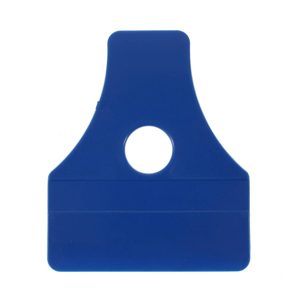 Blue Plastic Scraper Blades Sticker Clean Glue Remove Tint Tool - 2