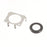 OEM Replacement Back Camera Lens Cover Ring + Bracket for iPhone 6s - Black - 1
