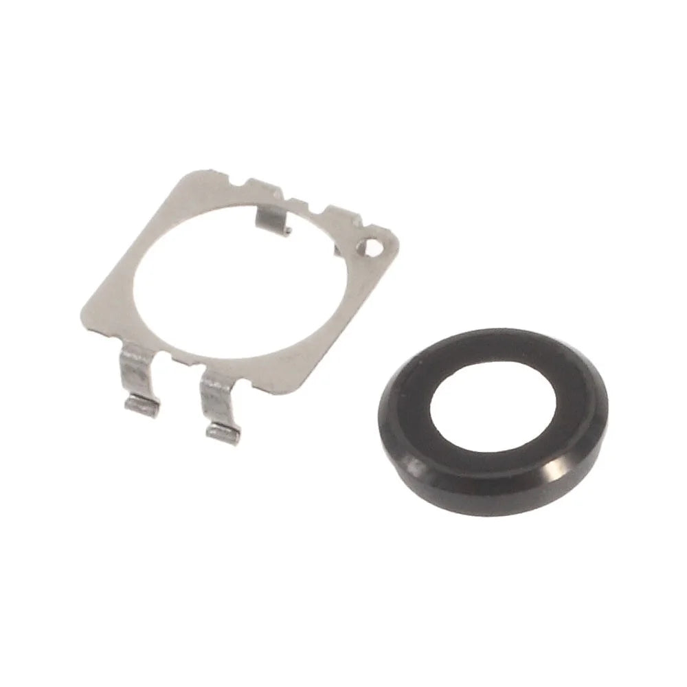 OEM Rear Camera Lens Ring + Bracket Replacement for iPhone 6s Plus - Black - 1