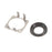 OEM Rear Camera Lens Ring + Bracket Replacement for iPhone 6s Plus - Black - 2
