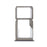 Dual SIM MicroSD Card Tray Holder Slot (OEM Disassembly) for OnePlus X - Grey - 3