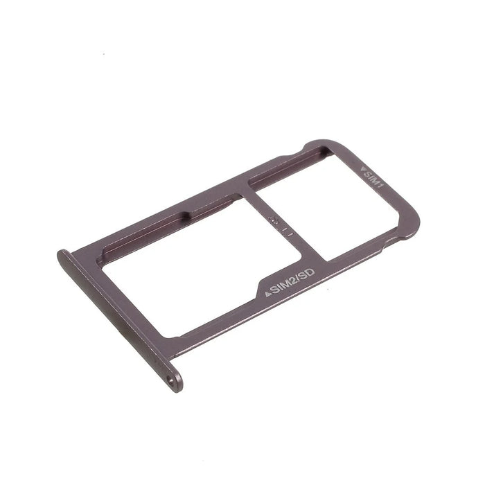 OEM for Huawei P9 Matte Dual SIM MicroSD Card Tray Holder Slot Replacement - Grey - 1
