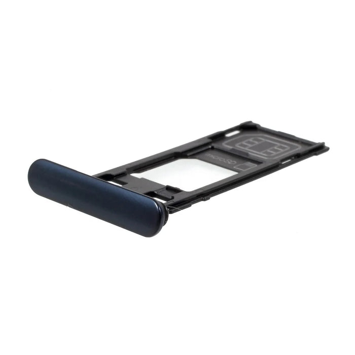 For Sony Xperia XZ OEM SIM/Micro SD Card Tray Holder Replace Part - Blue - 1
