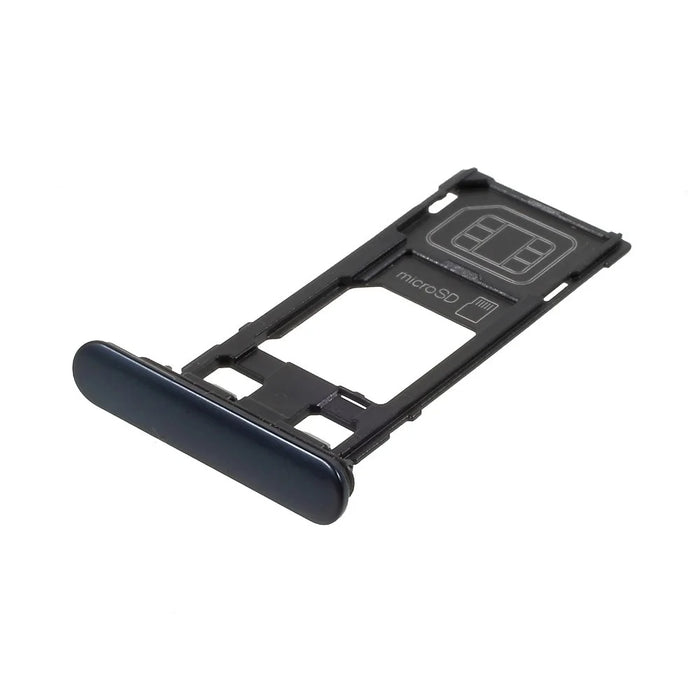 For Sony Xperia XZ OEM SIM/Micro SD Card Tray Holder Replace Part - Blue - 2