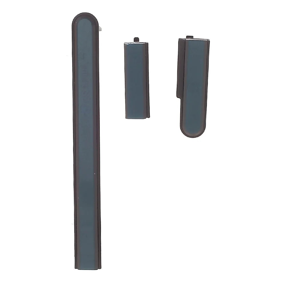 OEM SD Card Cap + USB Port Cap + Earphone Jack Dust Plug for Sony Xperia M2 Aqua US Version - Dark Blue - 3