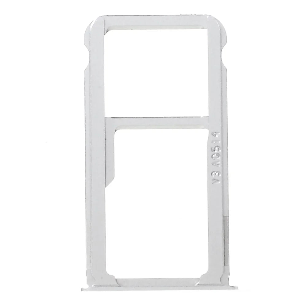 OEM Dual SIM MicroSD Card Tray Holder Slot for Huawei Mate 8 - Silver Color - 3