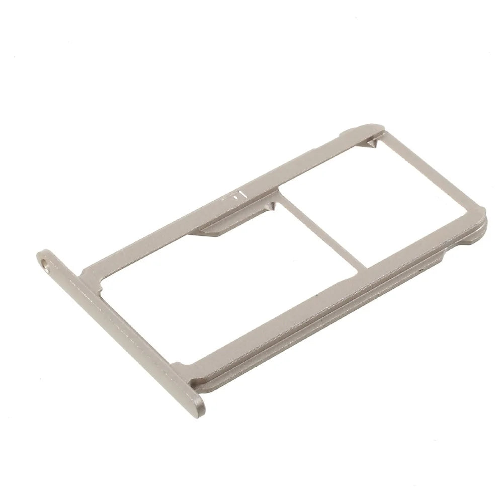 For Huawei Honor 8 Dual SIM MicroSD Card Tray Holder Slot (OEM) - Silver Color - 1