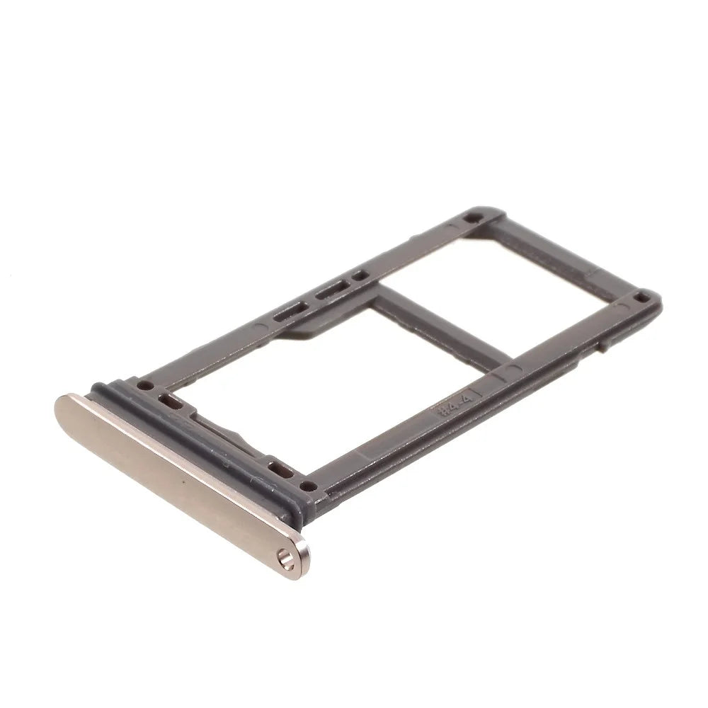 OEM SIM/Micro SD Card Tray Holder for Samsung Galaxy S8/S8 Plus (Single SIM Version) - Gold Color - 3