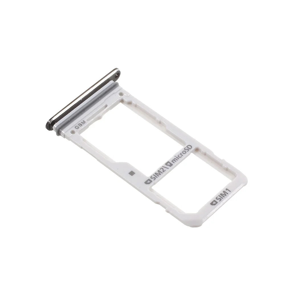 OEM for Samsung Galaxy S8/S8 Plus SIM1 + SIM2/Micro SD Card Tray Holder Replacement - Black - 1