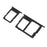 OEM SIM1 + SIM2/Micro SD Card Tray Slots Part for Samsung Galaxy J5 (2017) J530 / J7 (2017) J730 - Black - 2