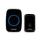 CACAZI A60 Wireless Doorbell Waterproof Door Chime Kit 2 Button with 2 Plug-in Receivers - Black / EU Plug - 5