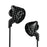 KZ ZST Armature Dual Driver In-ear Earphone Detachable Cable Mega Bass Headset WITHOUT Mic - Carbon Fiber - 1