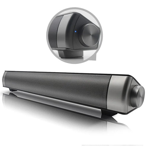 SOUNDBAR CE0150 2.0 Channel USB MP3 Player Bluetooth-compatible Speaker Wireless TV Subwoofer - Black - 1
