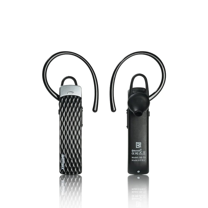 REMAX T9 Wireless Bluetooth-compatible Stereo Headset Headphone with Microphone - Black - 1