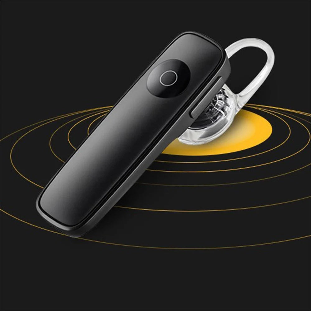 M165 Business Style Wireless Bluetooth-compatible Earphone In-ear Monaural Headphone for iPhone Samsung Huawei - Black - 1