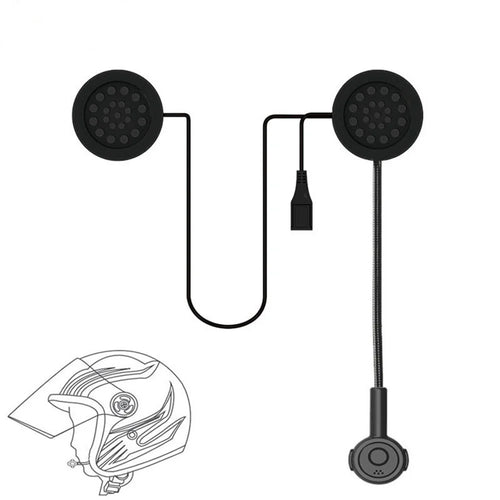 MH02 Motor Wireless Bluetooth-compatible 4.0 Handsfree Headset Motorcycle Helmet Speaker - 1