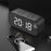 Black - AEC BT501 Portable Bluetooth-compatible 5.0 Speaker with Large LED Display Clock Mirror Support Aux-in/TF Card - 2