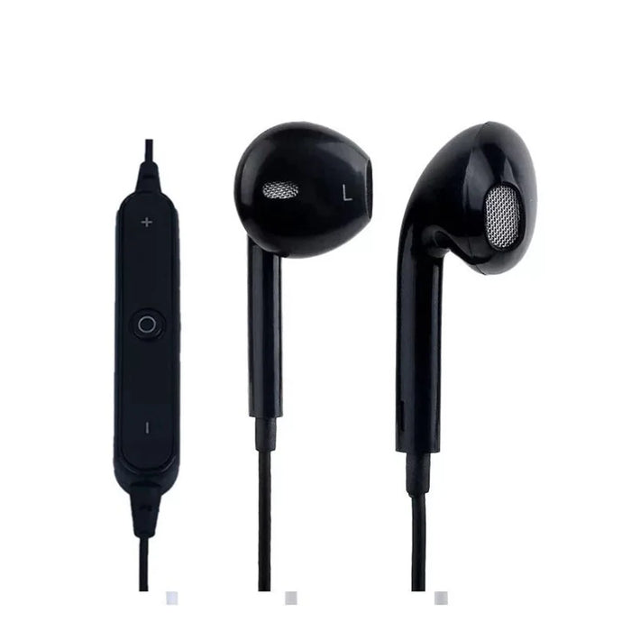Lightweight Wireless Bluetooth-compatible 4.1 Stereo Sports Headphones - Black - 1