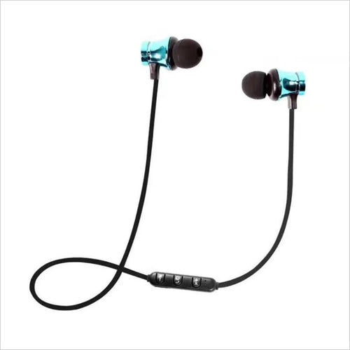 XT-11 Magnetic Adsorption In-ear Wireless Bluetooth-compatible 4.2 Sports Headset Earphone - Blue - 1