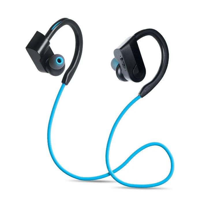 K98 Bluetooth-compatible 5.0 Wireless Neckband Headphones CVC 6.0 Noise Cancelling - Blue - 1