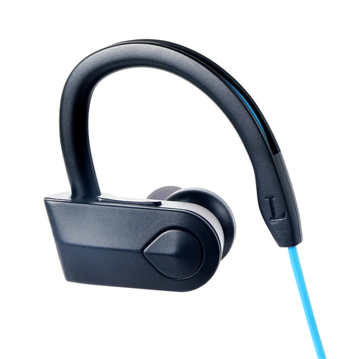 K98 Bluetooth-compatible 5.0 Wireless Neckband Headphones CVC 6.0 Noise Cancelling - Blue - 4