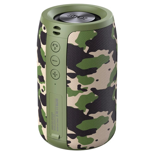 ZEALOT S32 Bluetooth-compatible 5.0 Wireless Portable HIFI Bass Subwoofer Speaker Support TF Card/U-disk/AUX - Army Green - 1