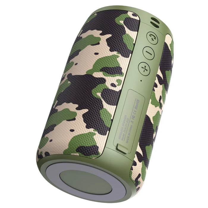 ZEALOT S32 Bluetooth-compatible 5.0 Wireless Portable HIFI Bass Subwoofer Speaker Support TF Card/U-disk/AUX - Army Green - 2